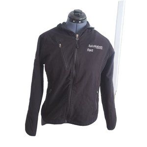 FORD AutoNation Dealer Employee Jacket Women's S Full Zip Long Sleeve Black